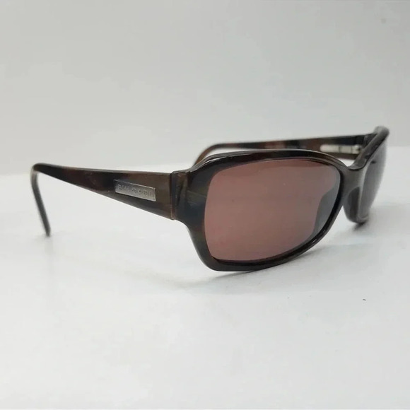 Bvlgari Eyewear 3 Rectangle Sunglasses Brown - Picture 4 of 8